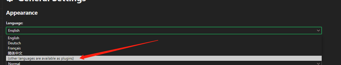 我这里已经安装过插件了，所以会有简体中文